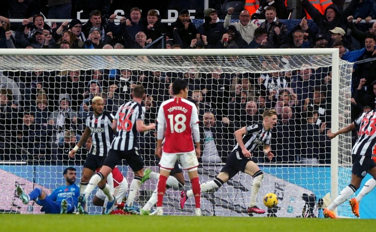 Newcastle 1-0 Arsenal: Gordon's winner sees Magpies flying over Gunners