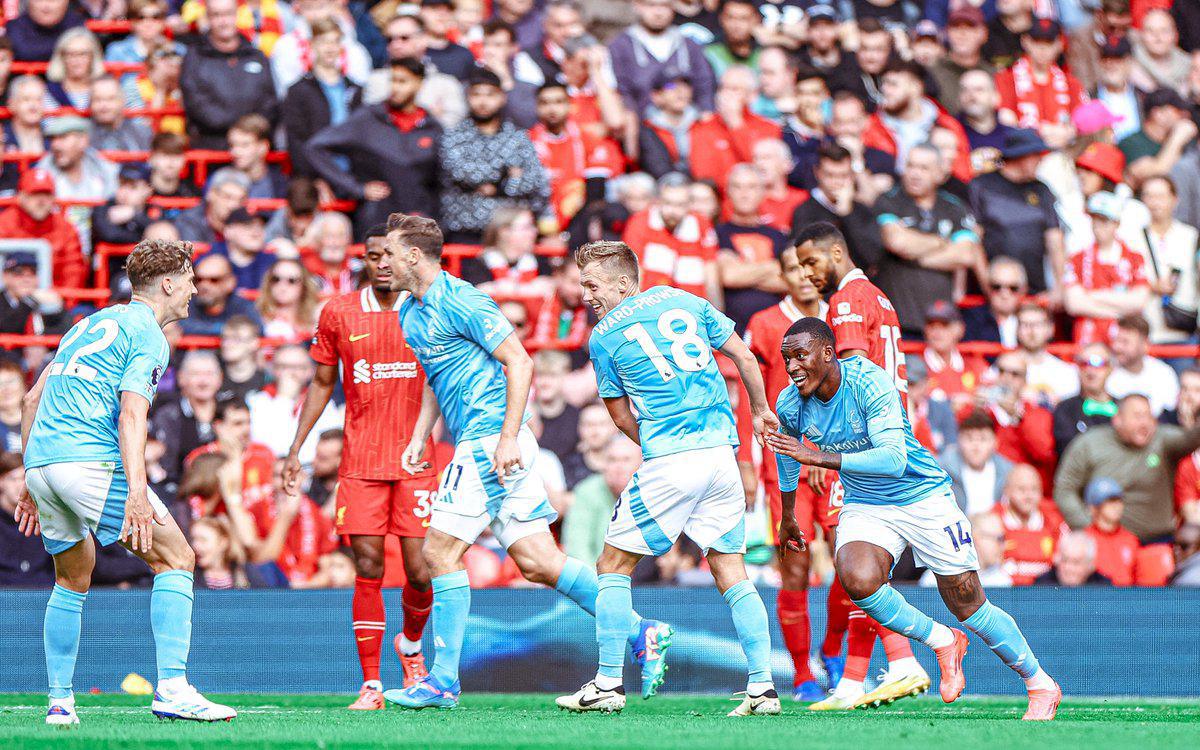 Liverpool 0-1 Nottingham Forest: Hudson Odoi Goal Sink Reds At Anfield