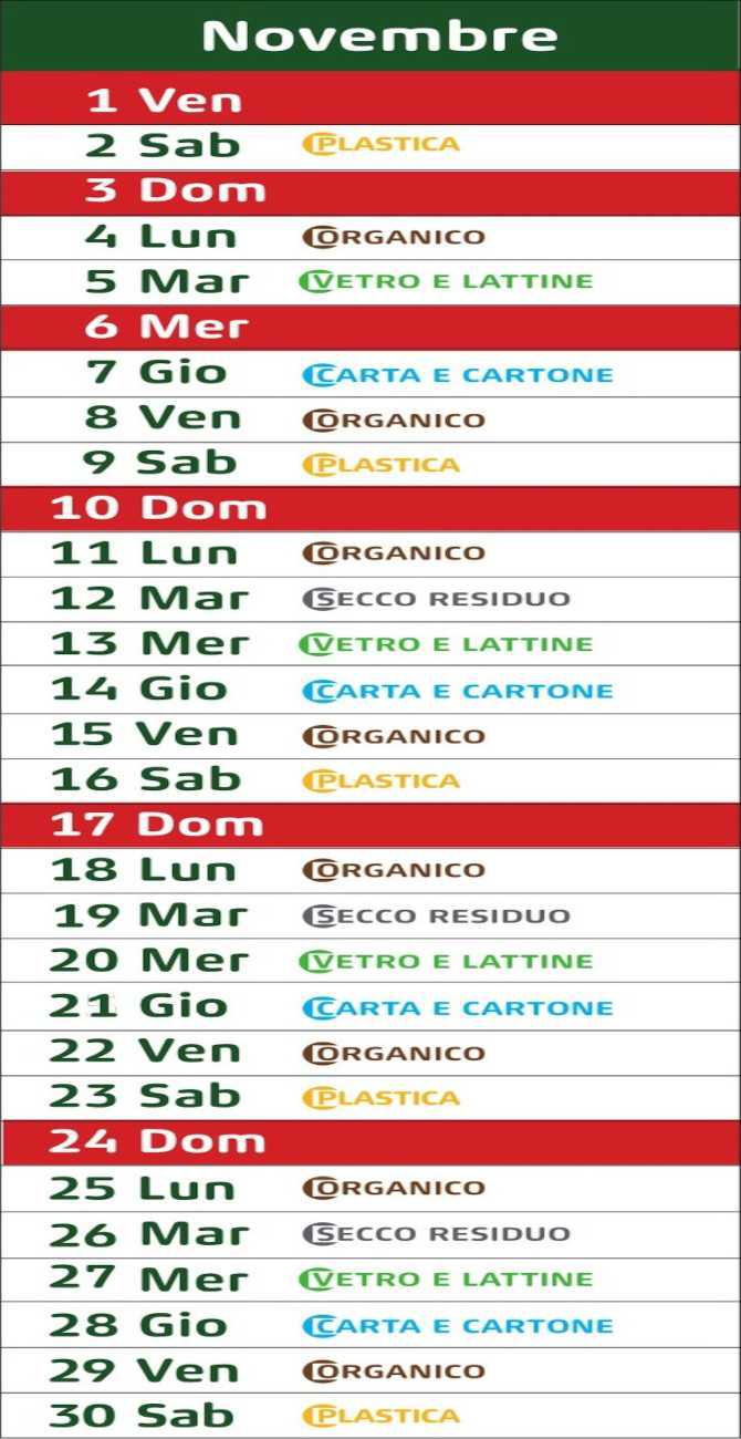 Calendario