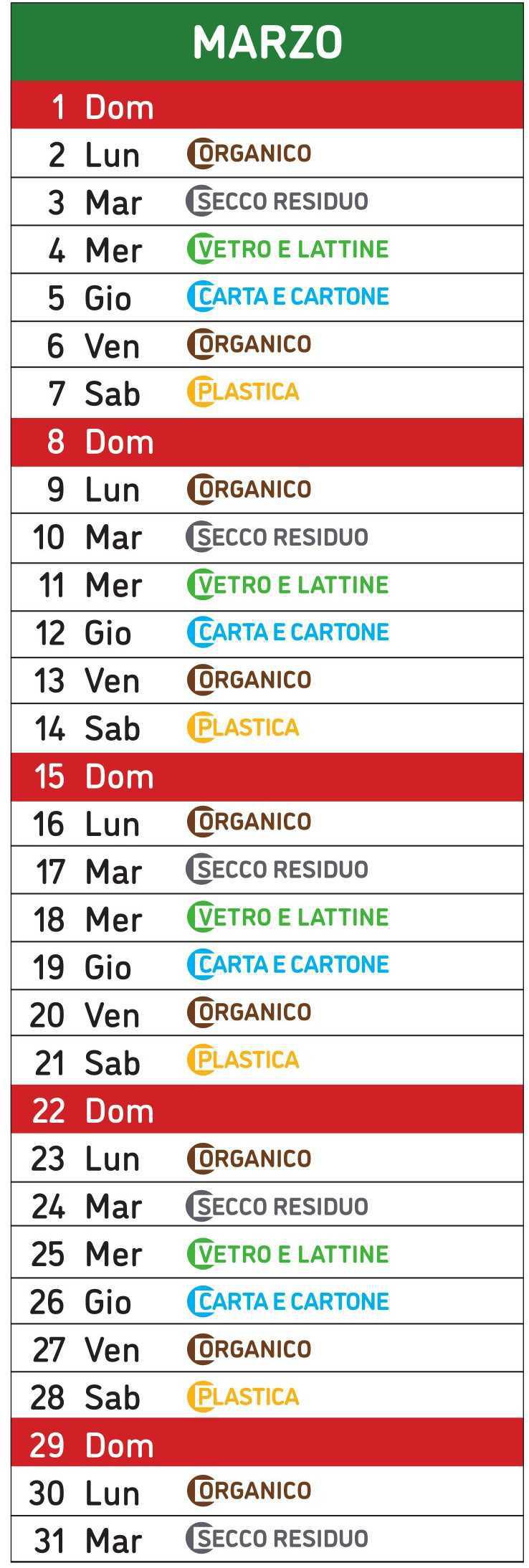 Calendario