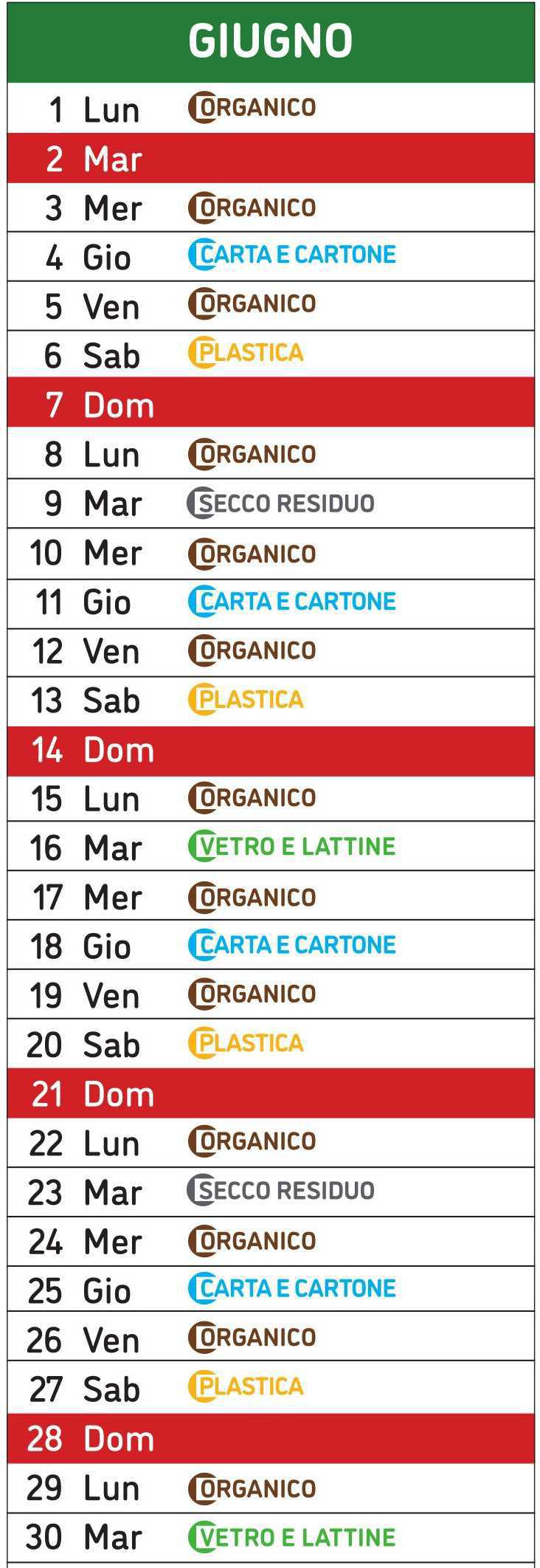 Calendario