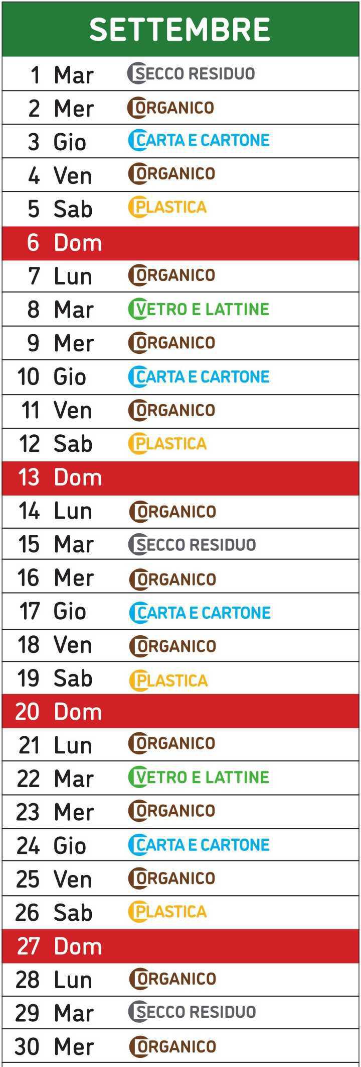 Calendario
