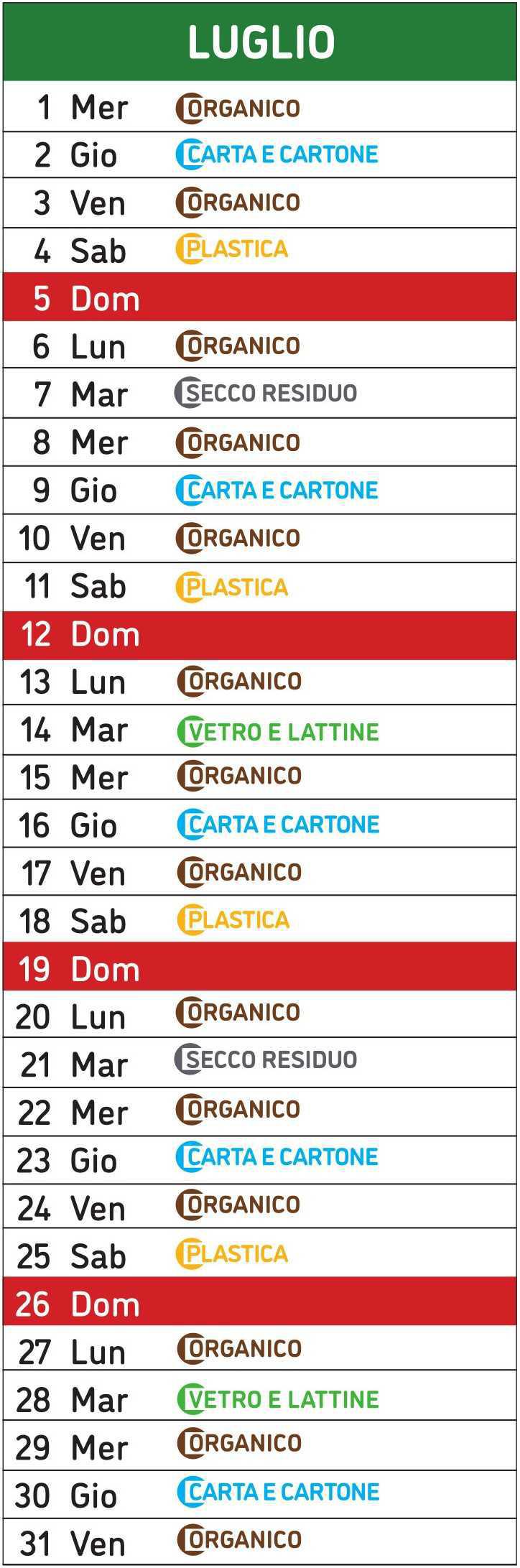 Calendario