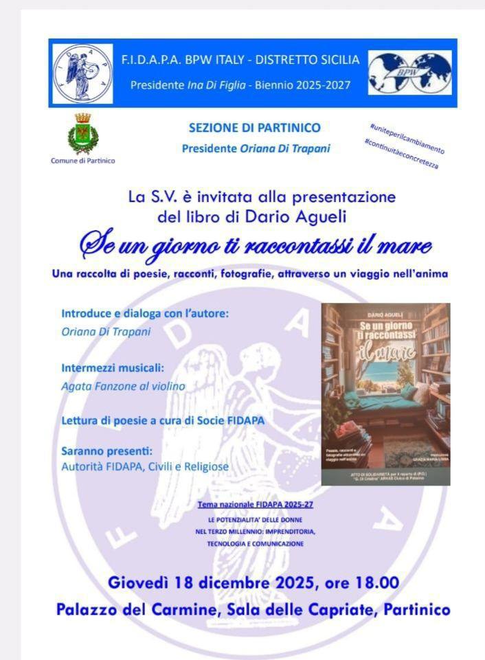 Se un giorno ti raccontassi il mare (inizio ore 18.00)