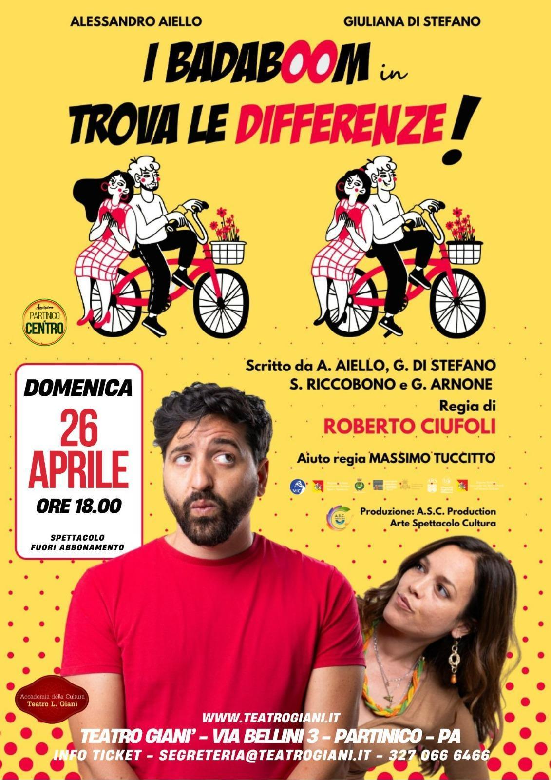 I Badaboom in Trova le Differenze! (inizio ore 18.00)