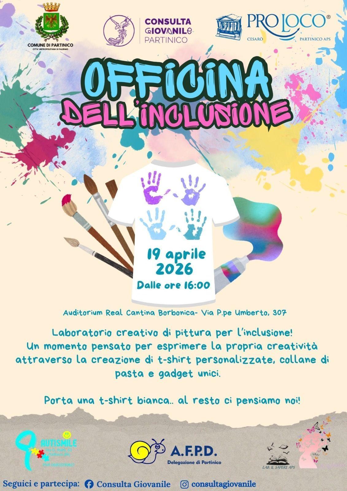 "Officina dell'inclusione" (dalle ore 16:00)