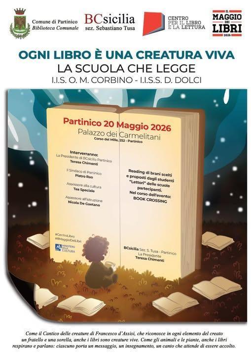 Ogni Libro è una Creatura Viva - La Scuola che legge (dalle ore 9.30) Ogni Libro è una Creatura Viva - La Scuola che legge (dalle ore 9.30)