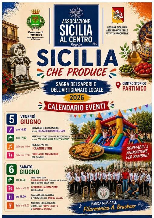 Sicilia che Produce - Sagra dei Sapori e dell'Artigianato Locale 2026 Sicilia che Produce - Sagra dei Sapori e dell'Artigianato Locale 2026