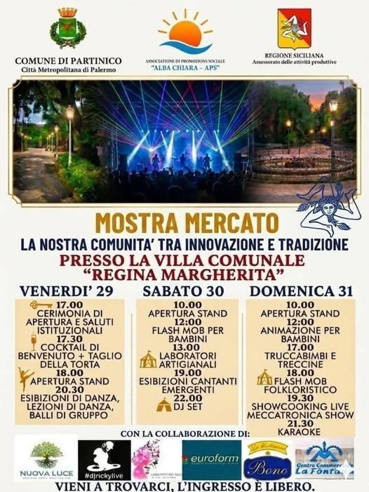 Mostra Mercato a Partinico (dalle ore 10.00 alle 00.30)