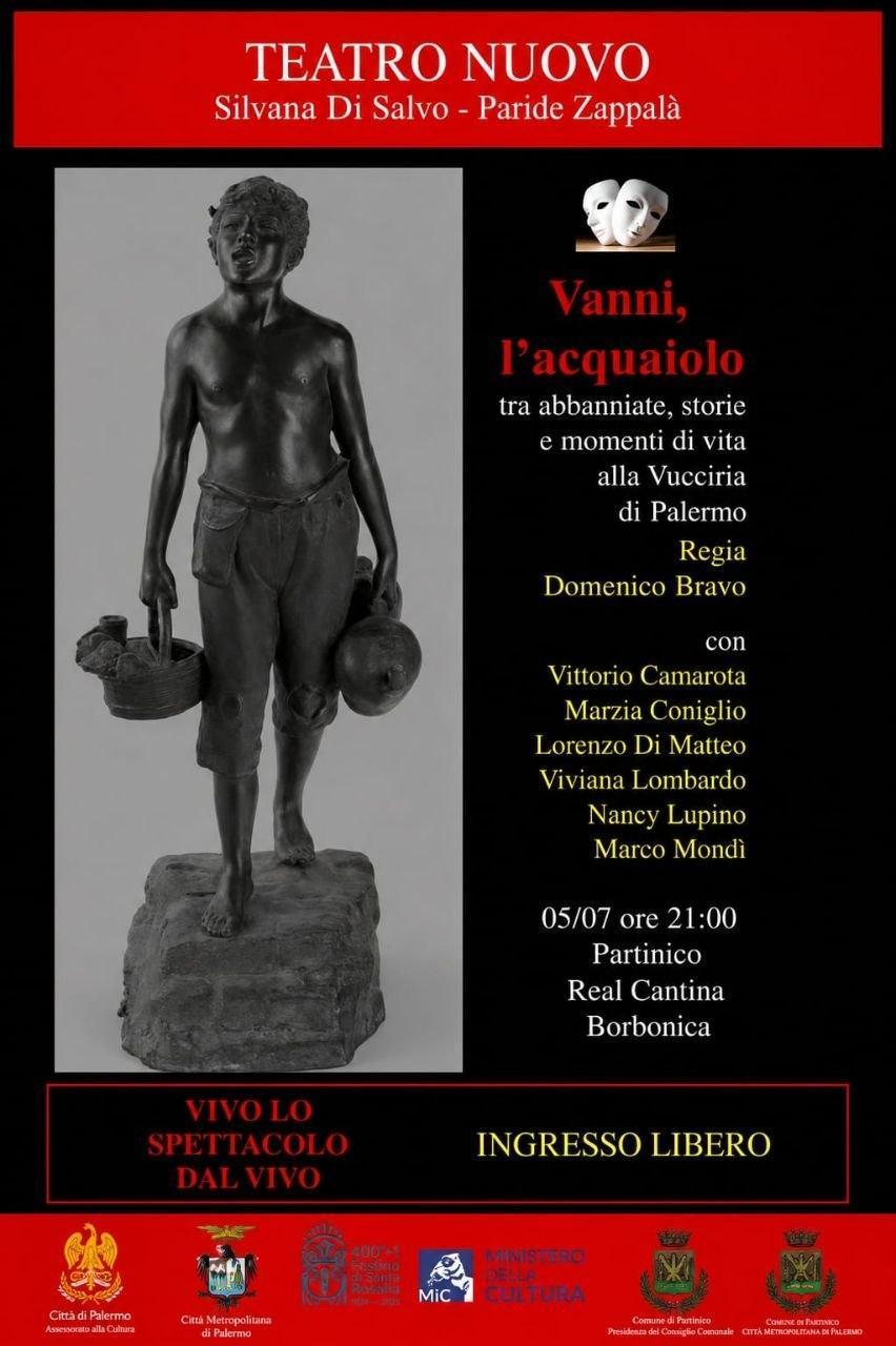 Vanni, l'acquaiolo tra abbanniate, storie e momenti di vita alla Vucciria di Palermo (inizio ore 21.00)