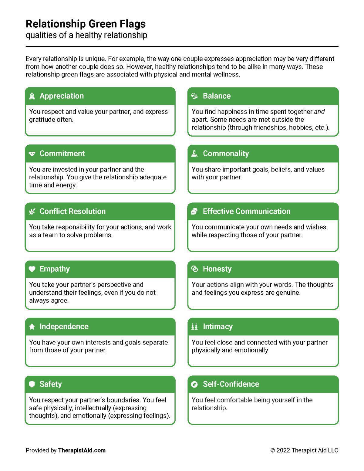 Healthy Relationships Healthy Relationships