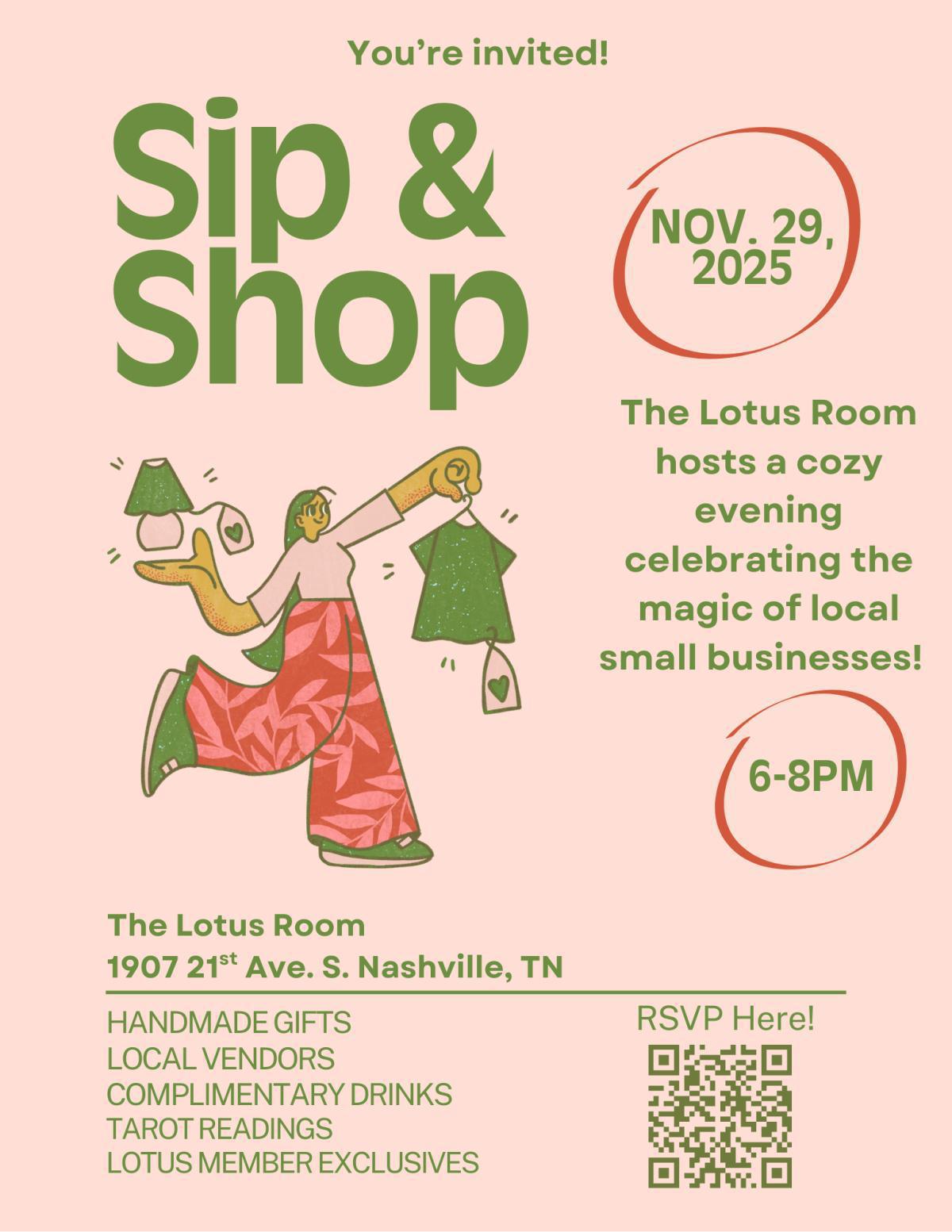 Holiday Sip & Shop Event! Holiday Sip & Shop Event!