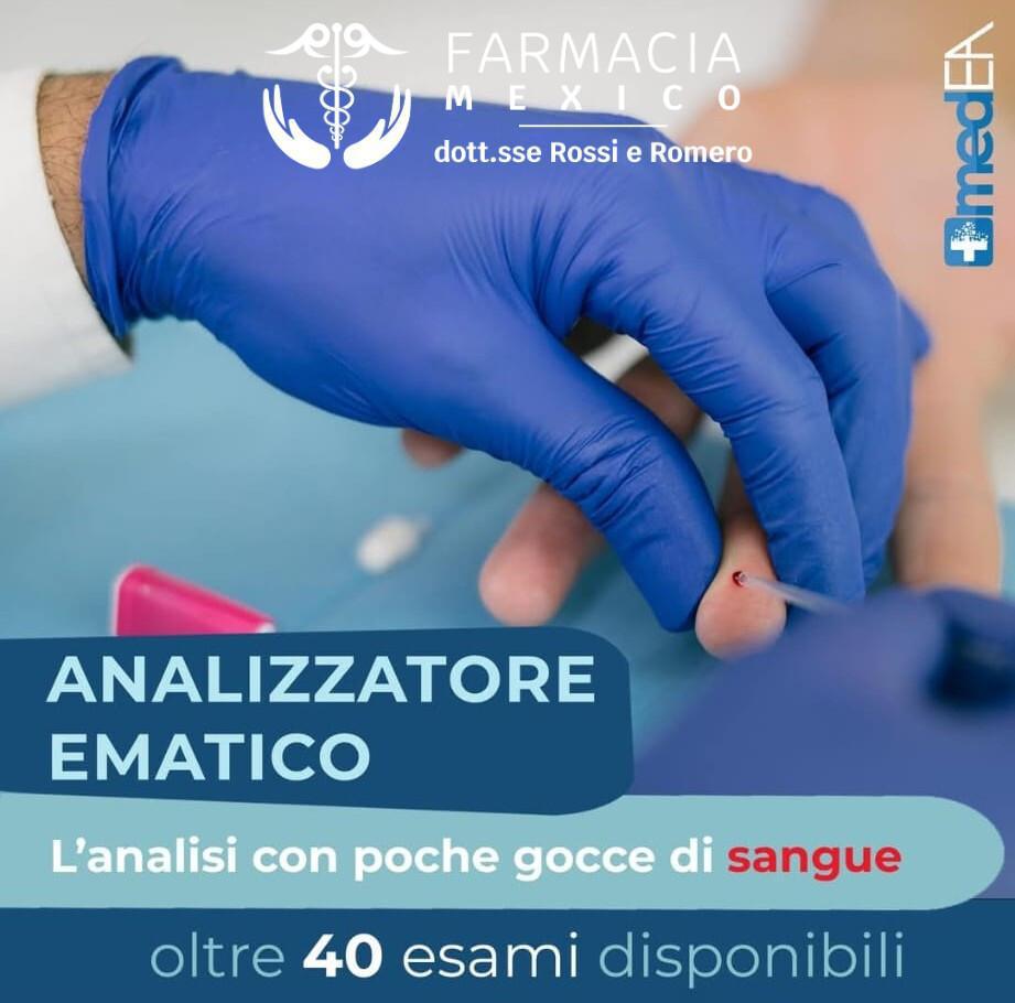 Analisi del sangue rapide – senza prelievo, direttamente in farmacia - funzionalità epatica/renale e profilo elettrolitico
