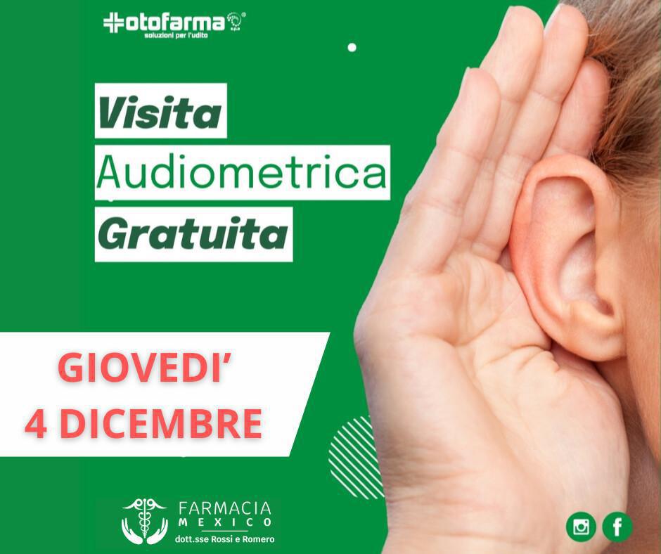 VISITA AUDIOMETRICA GRATUITA