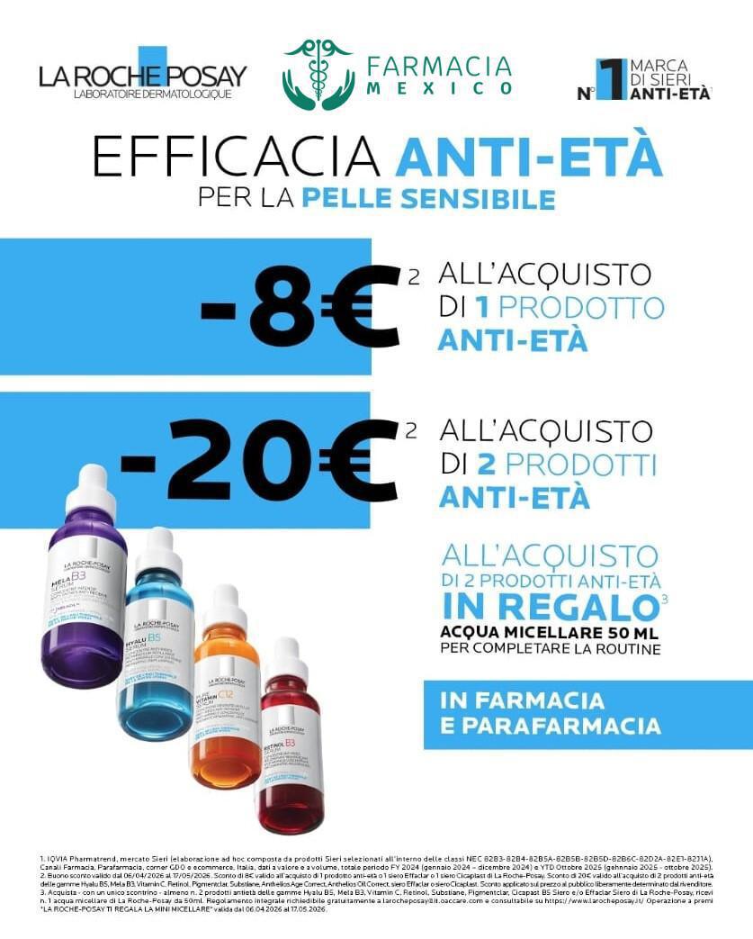 Segni del tempo? Ora puoi intervenire: fino a -20€ su 2 trattamenti anti-età o -8€ su 1 trattamento Segni del tempo? Ora puoi intervenire: fino a -20€ su 2 trattamenti anti-età o -8€ su 1 trattamento