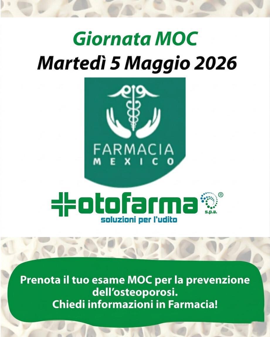 Giornata MOC: prevenzione osteoporosi in farmacia