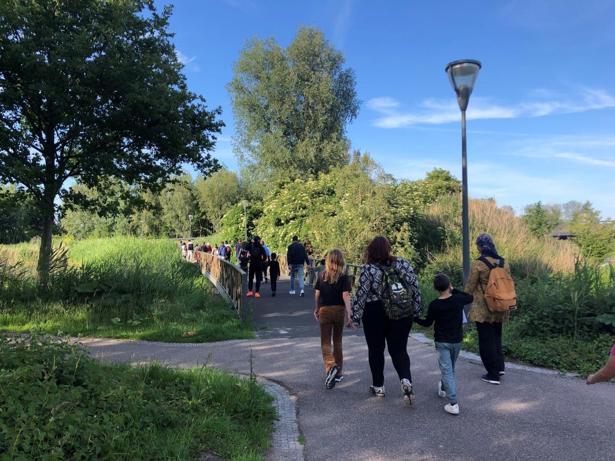 wandelroute langs De Wielen