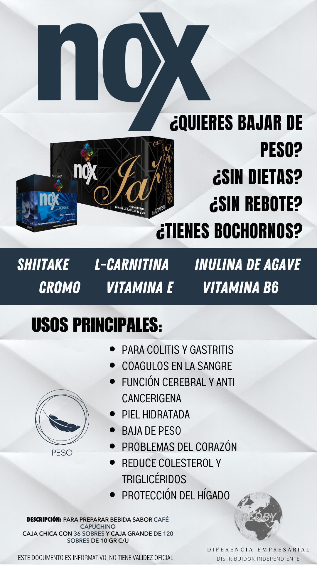 NOX - CAPUCHINO, BLACK Y MOKA