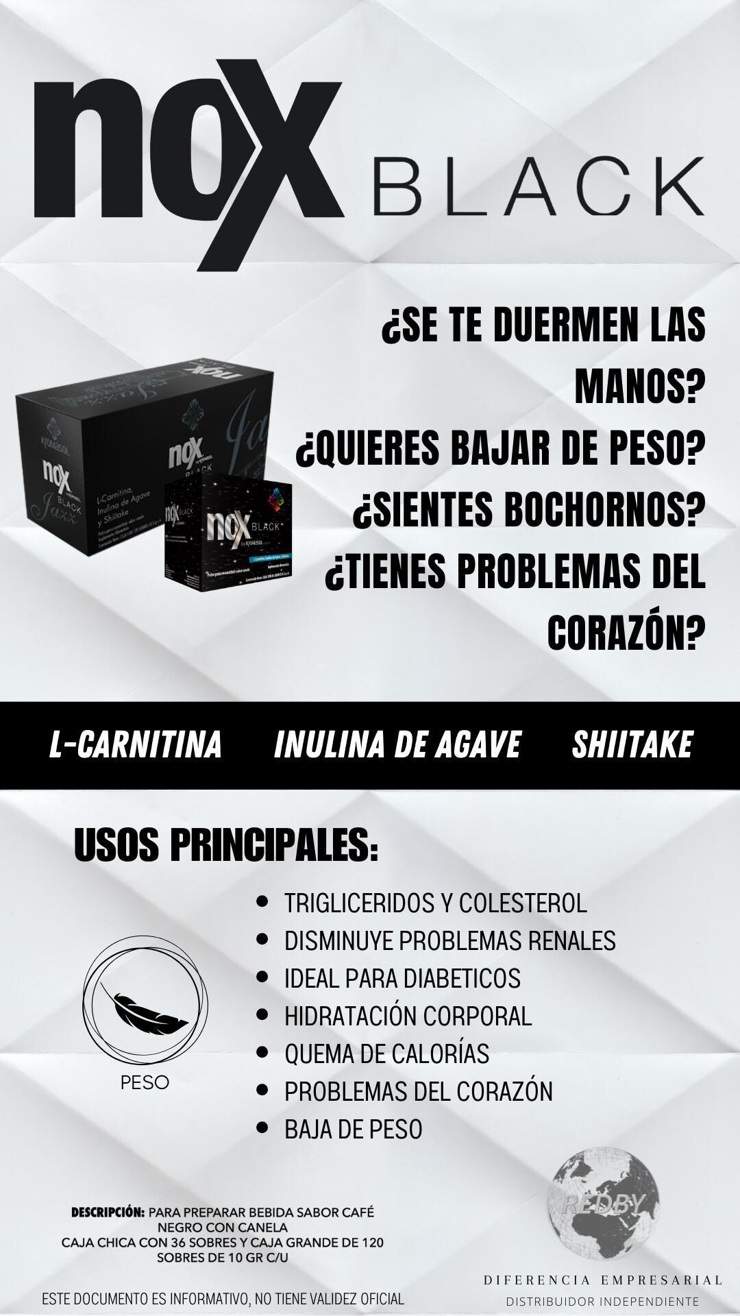 NOX - CAPUCHINO, BLACK Y MOKA
