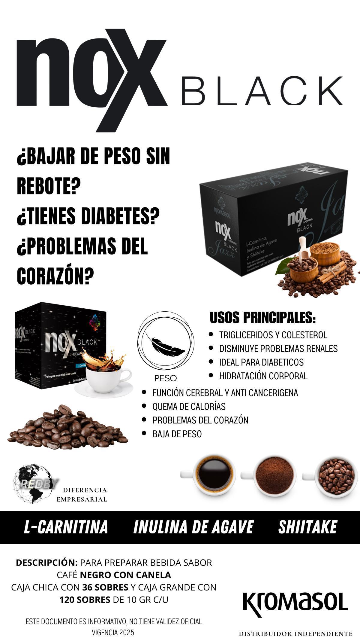 NOX - CAPUCHINO, BLACK Y MOKA