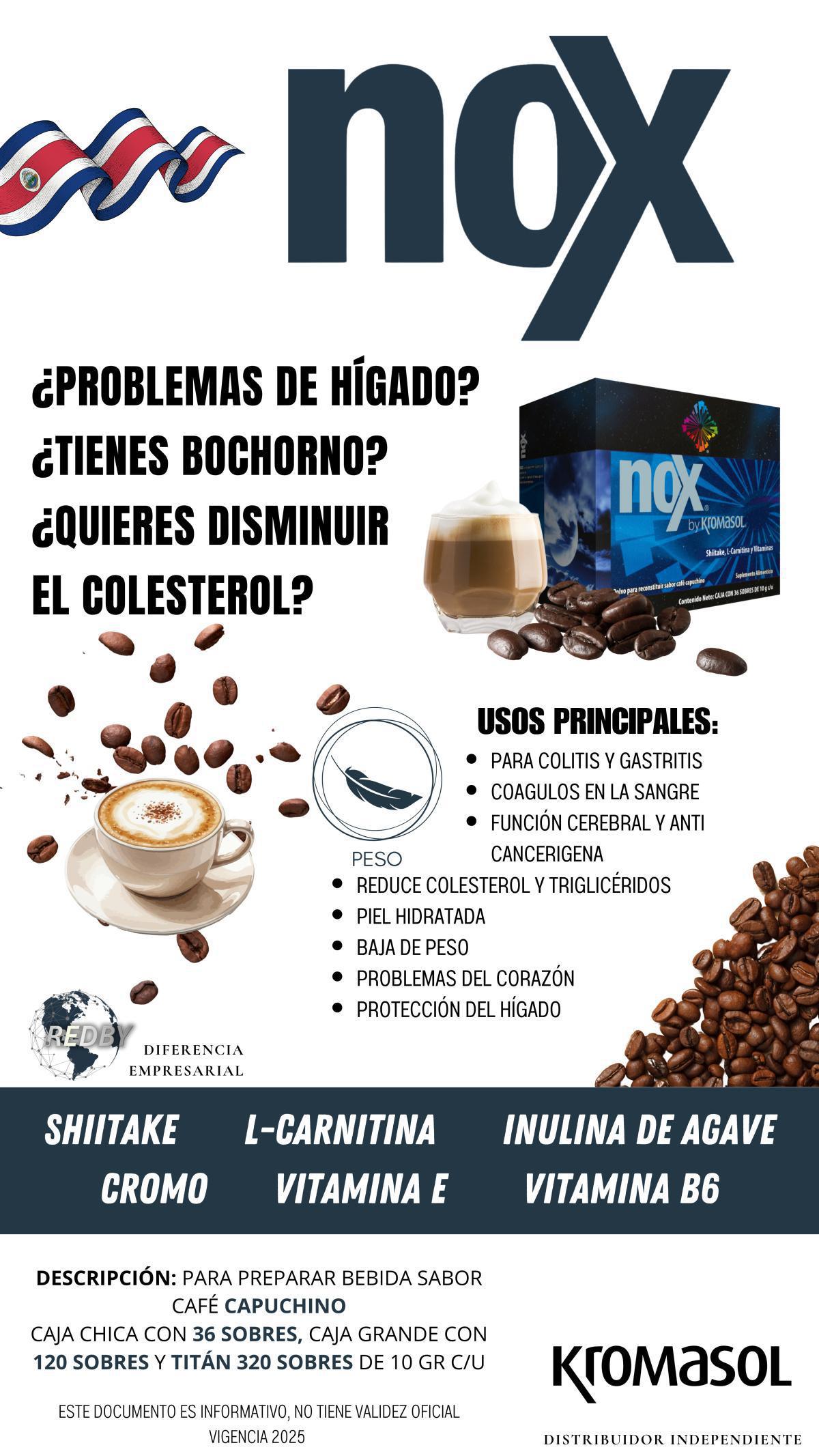 NOX - CAPUCHINO, BLACK Y MOKA
