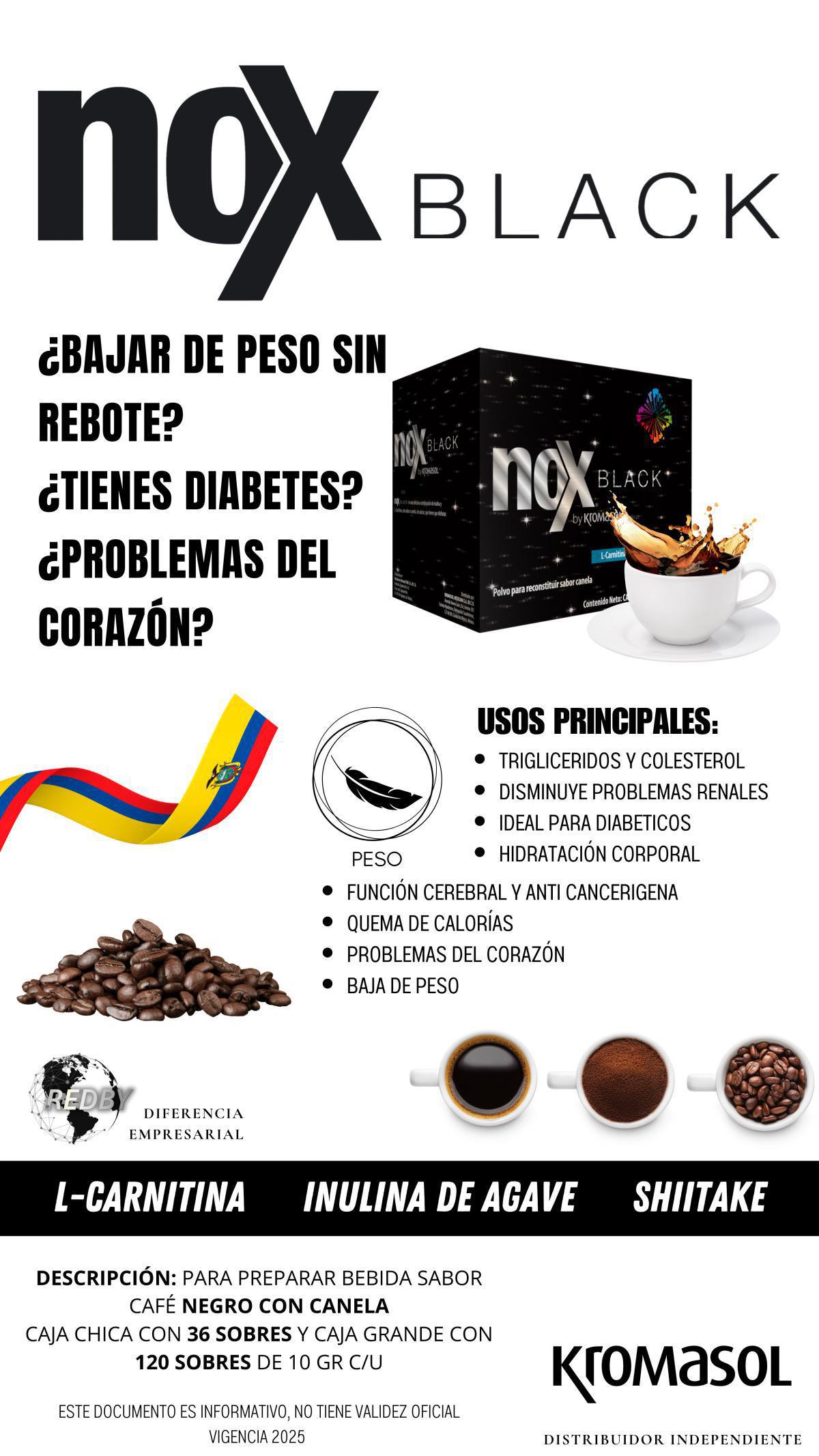 NOX - CAPUCHINO, BLACK Y MOKA