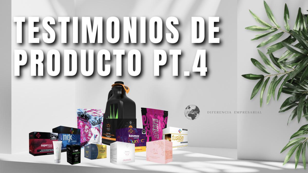TESTIMONIOS DE PRODUCTO PT.4