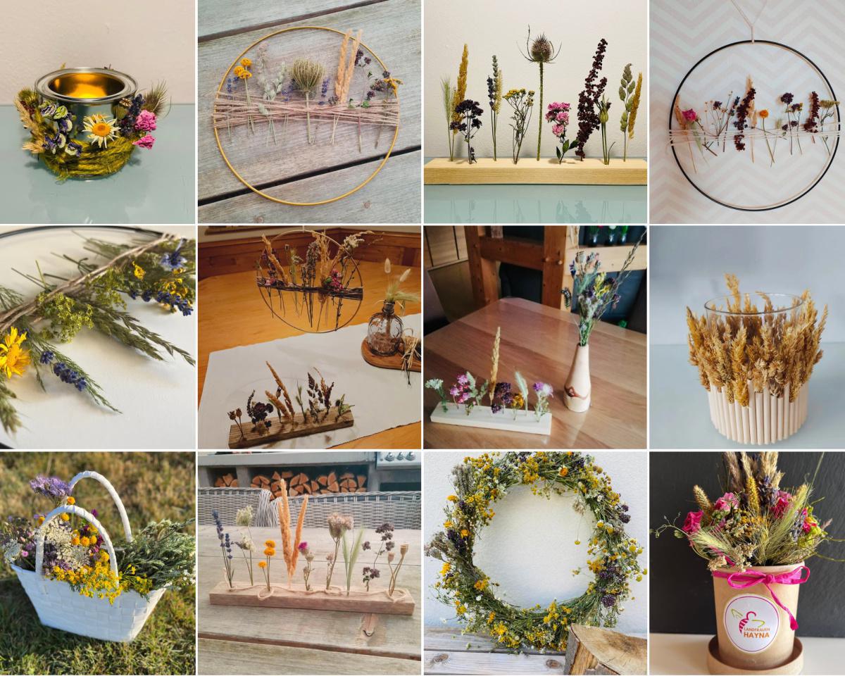 Kreativkurs: Trockenblumen Kreativkurs: Trockenblumen