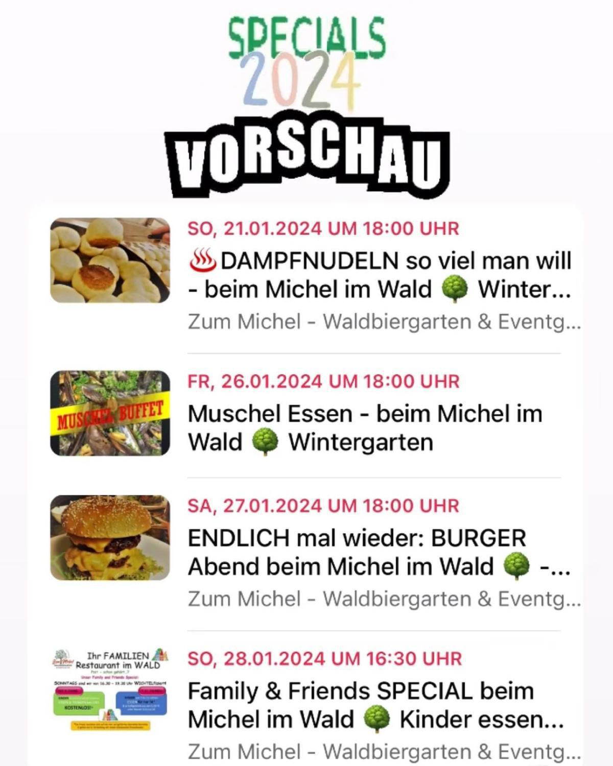 Zum Michel ℹ️ Unsere SPECIALS & HIGHLIGHTS im JANUAR  Zum Michel ℹ️ Unsere SPECIALS & HIGHLIGHTS im JANUAR