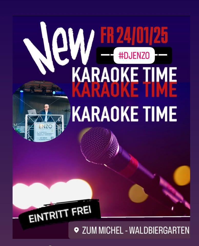 🎤KARAOKE TIME #DJ ENZO beim Michel im Wald🌳 Wintergarten 🎤KARAOKE TIME #DJ ENZO beim Michel im Wald🌳 Wintergarten