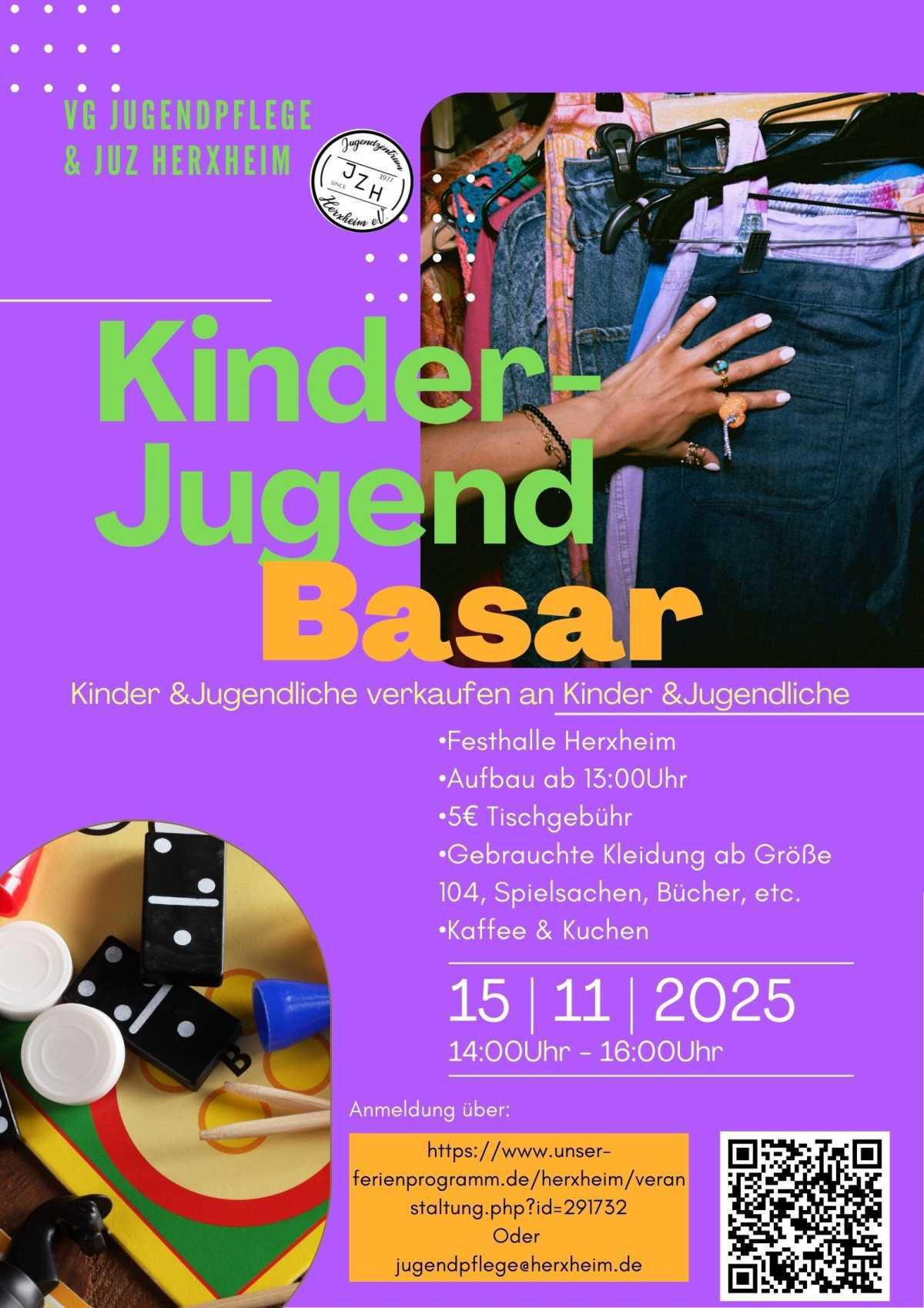 Jugendarbeit Herxheim: Kinder- und Jugendbasar 2025