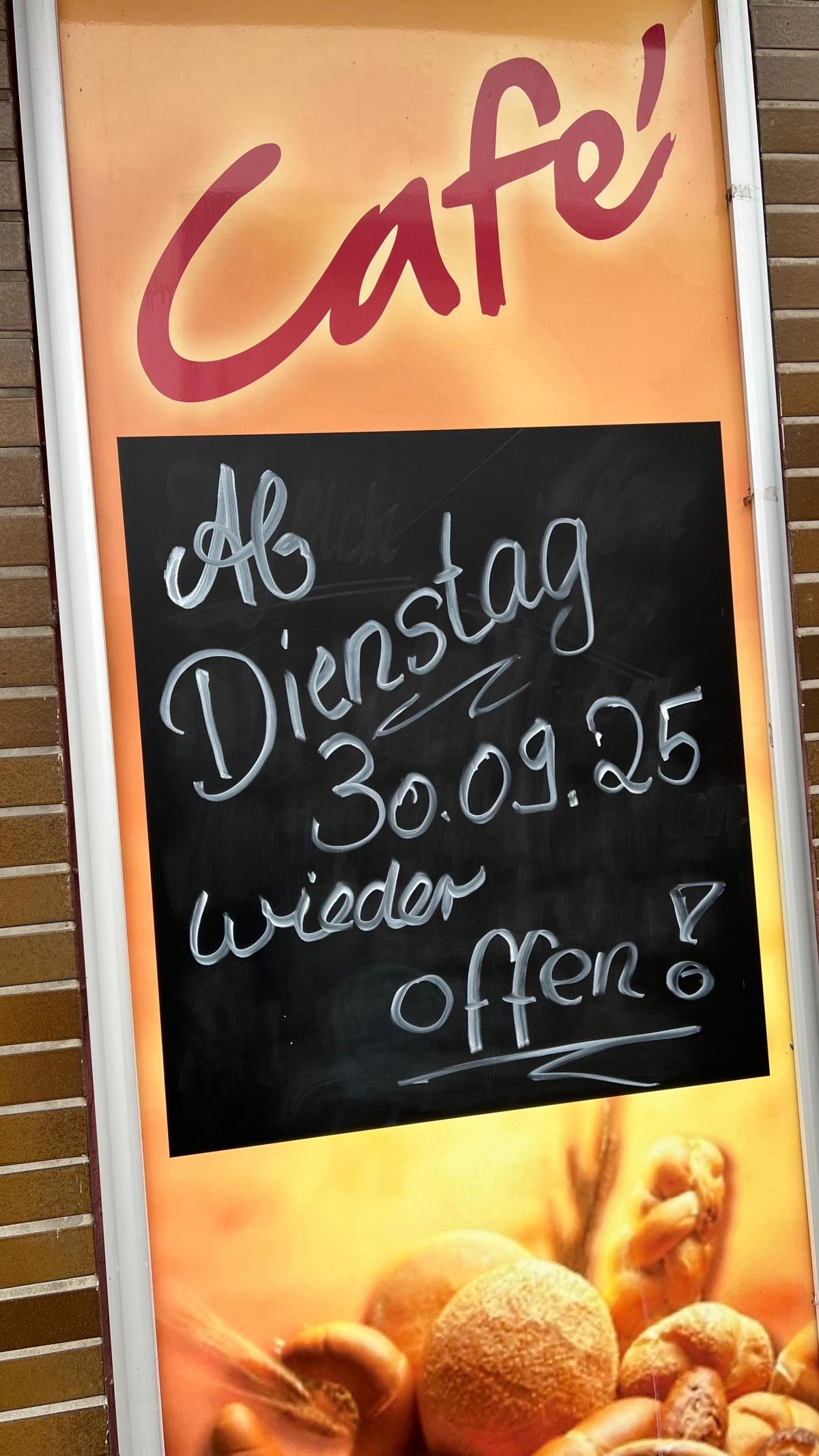 De' Zille-Bäck ab 30.9. wieder offen! De' Zille-Bäck ab 30.9. wieder offen!