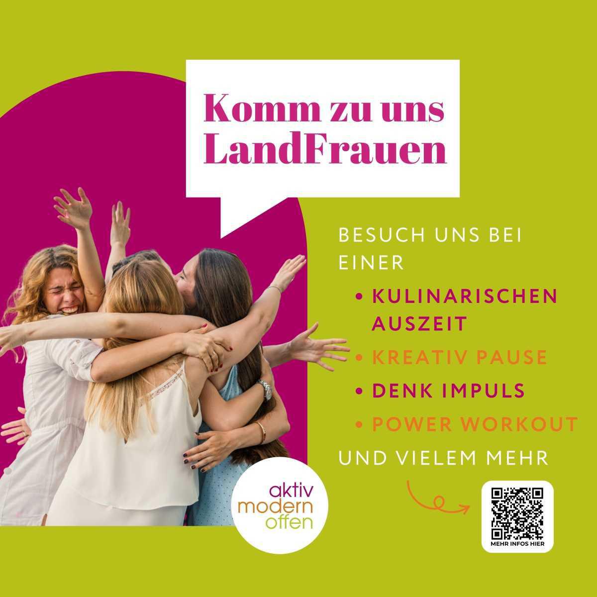 Komm zu uns LandFrauen
