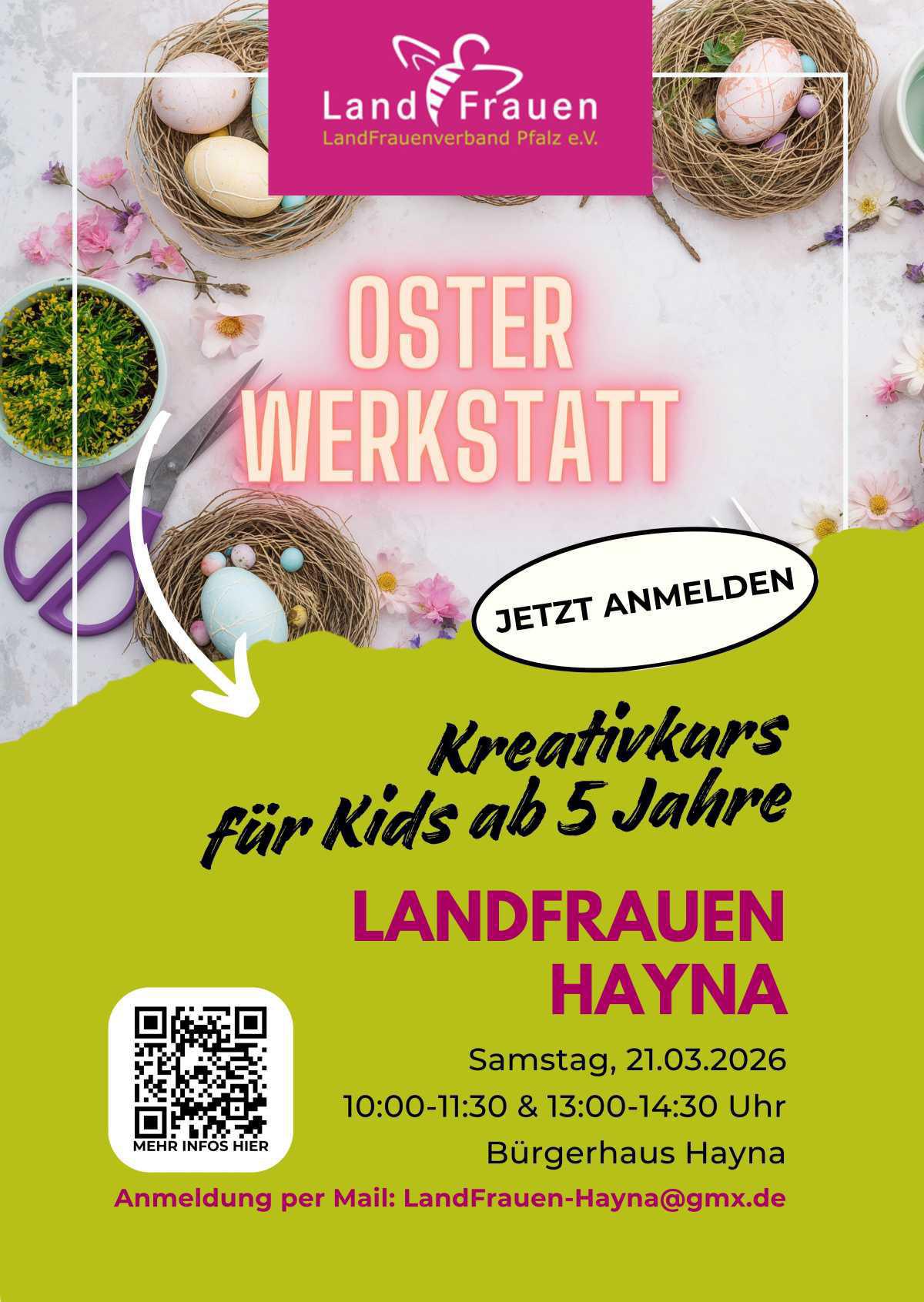 🐣 Osterwerkstatt für Kids (Vormittags)