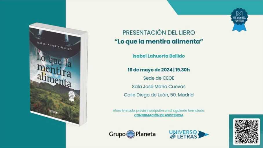 Isabel Lahuerta Bellido: Una voz polifacética que desnuda la verdad en “Lo que la Mentira Alimenta” Isabel Lahuerta Bellido: Una voz polifacética que desnuda la verdad en “Lo que la Mentira Alimenta”