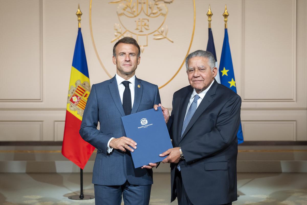 El embajador dominicano entrega sus Cartas Credenciales al Coprincipado Francés de Andorra