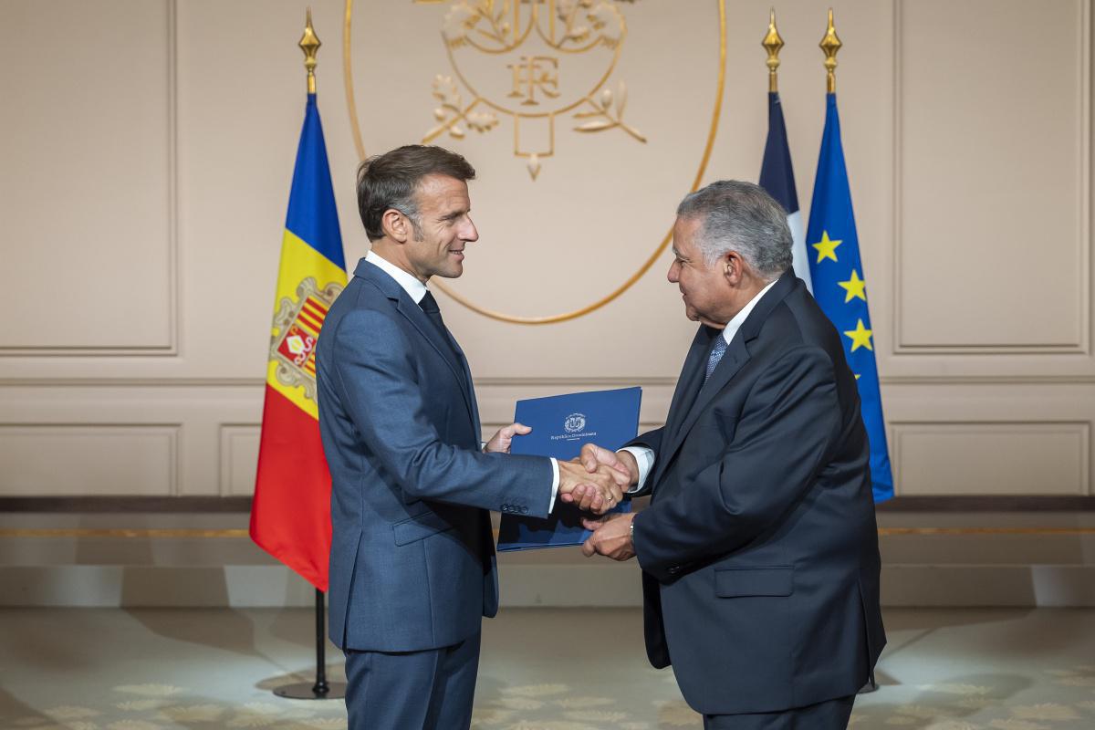 El embajador dominicano entrega sus Cartas Credenciales al Coprincipado Francés de Andorra El embajador dominicano entrega sus Cartas Credenciales al Coprincipado Francés de Andorra