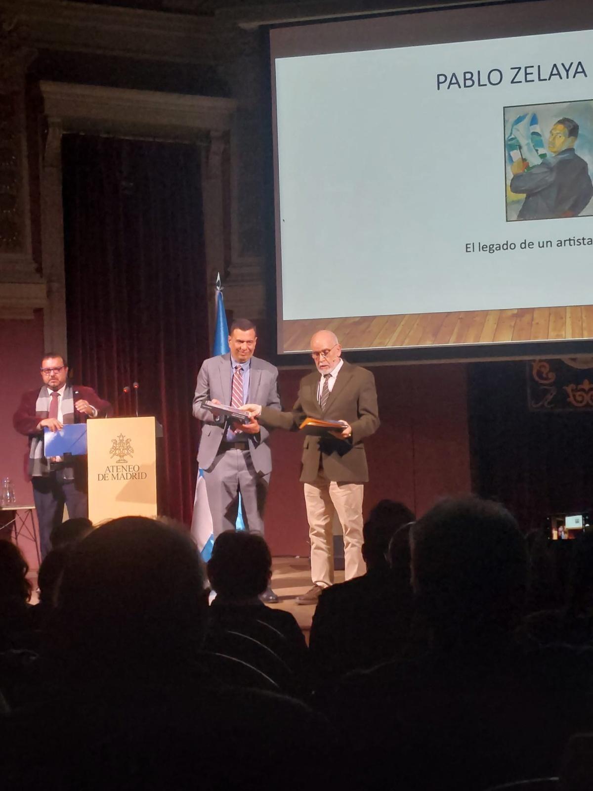 La Embajada de Honduras en España y el Ateneo de Madrid celebraron un acto de donación del legado artístico de Pablo Zelaya Sierra al Banco Central de Honduras La Embajada de Honduras en España y el Ateneo de Madrid celebraron un acto de donación del legado artístico de Pablo Zelaya Sierra al Banco Central de Honduras