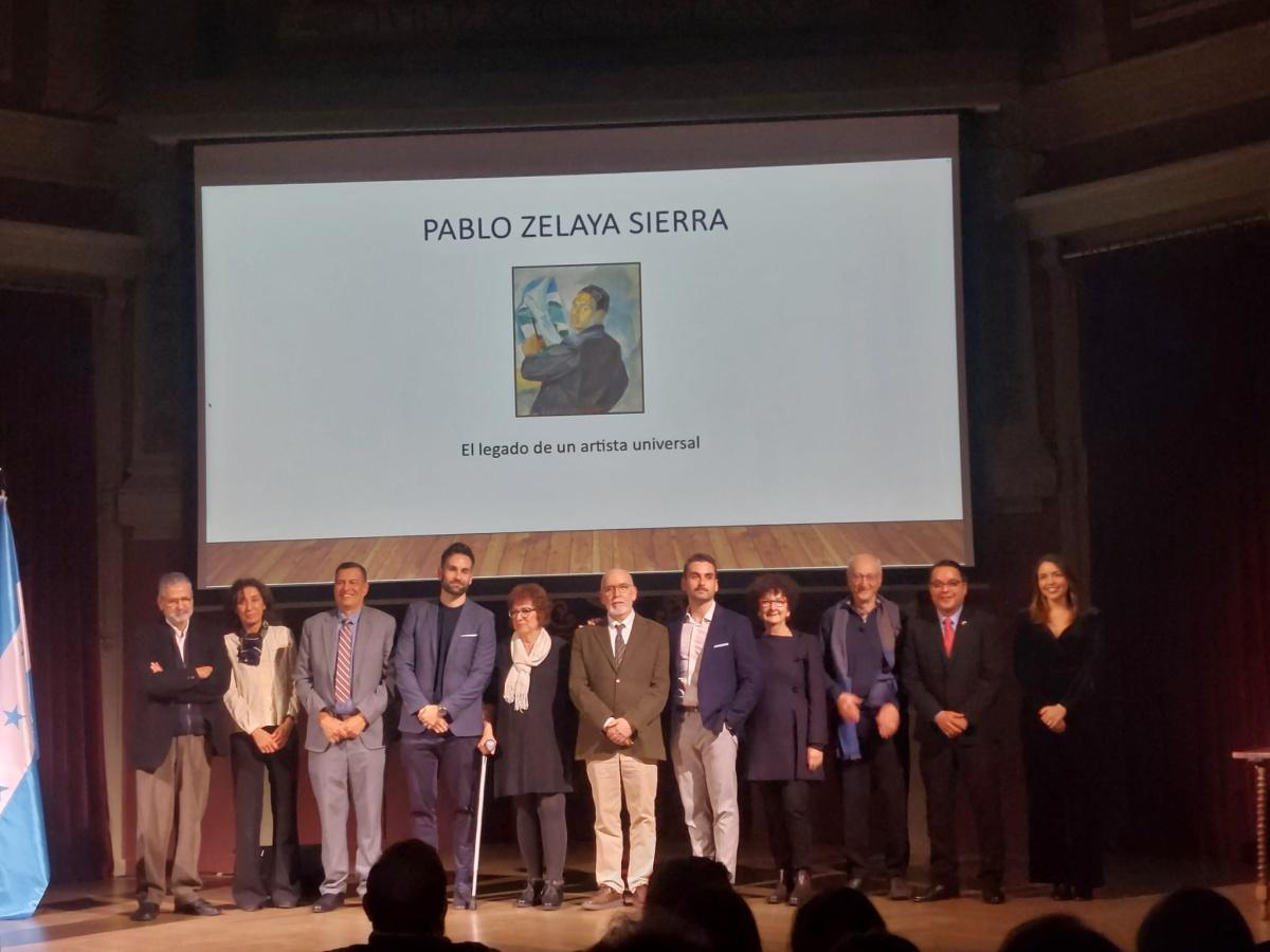 La Embajada de Honduras en España y el Ateneo de Madrid celebraron un acto de donación del legado artístico de Pablo Zelaya Sierra al Banco Central de Honduras