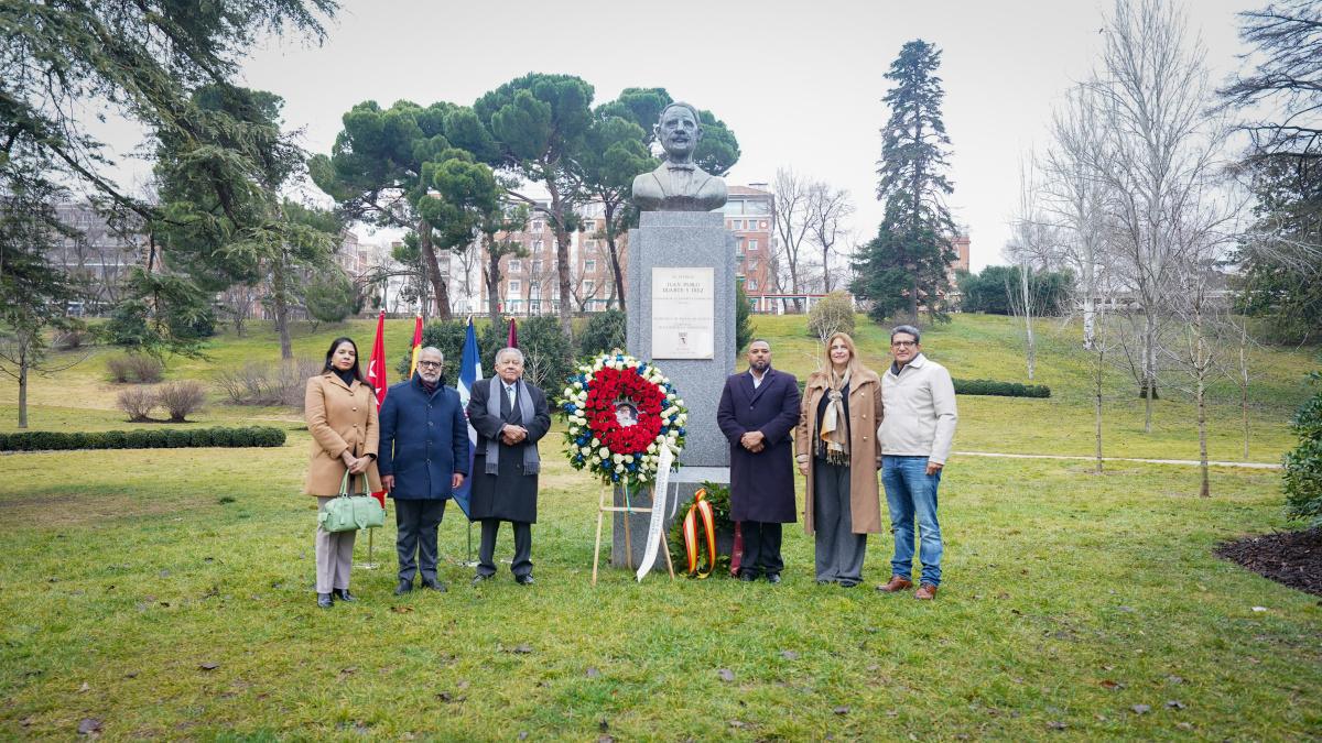 Embajada en España rinde homenaje al 212 aniversario del natalicio de Juan Pablo Duarte Embajada en España rinde homenaje al 212 aniversario del natalicio de Juan Pablo Duarte