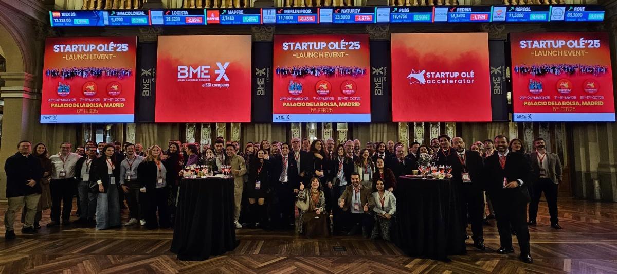 Startup OLÉ celebró con éxito su duodécimo aniversario en el Palacio de la Bolsa de Madrid