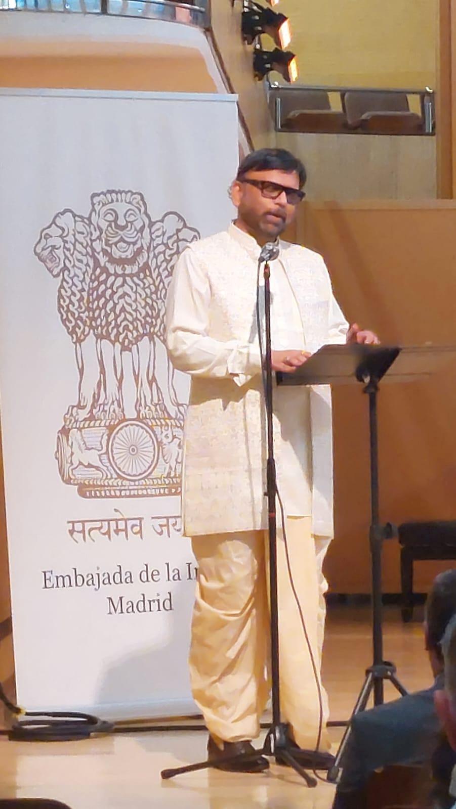 El embajador de la India en España, celebra la cultura milenaria india en un concierto Dhrupad en Madrid El embajador de la India en España, celebra la cultura milenaria india en un concierto Dhrupad en Madrid