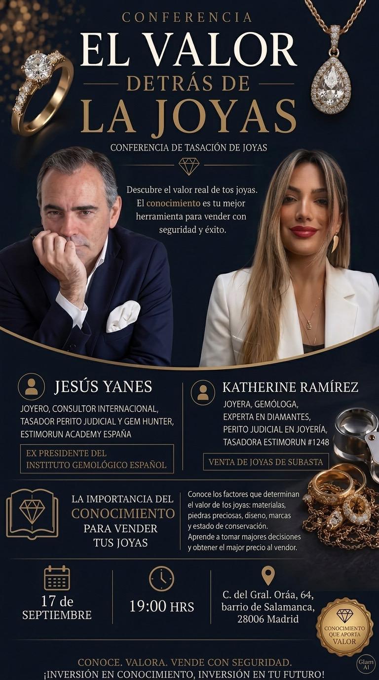 El valor detrás de las joyas: diplomacia cultural, arte y alta joyería en Madrid y Béjar de la mano de Katherine Ramírez y Jesús Yanes