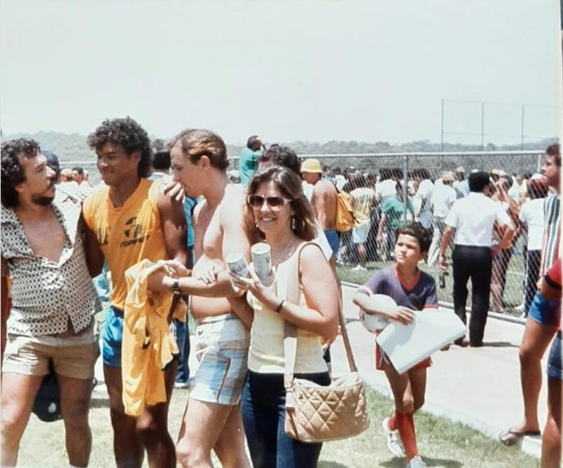 Minha primeira copa foi de 1986 no México.