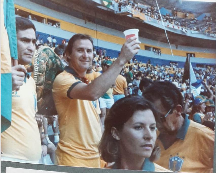 Minha primeira copa foi de 1986 no México.
