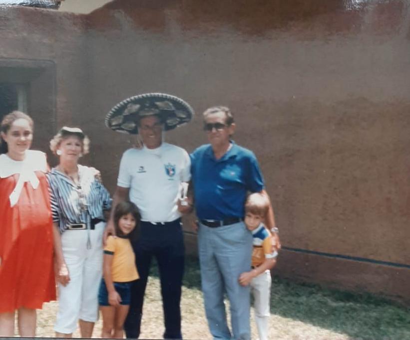 Minha primeira copa foi de 1986 no México.