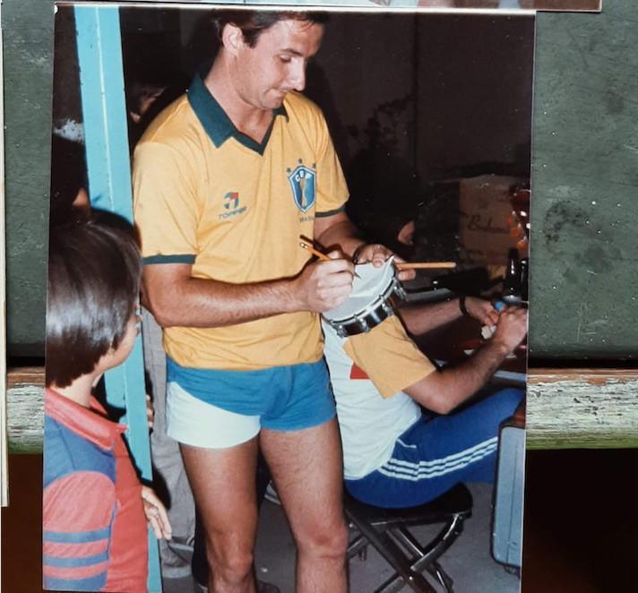 Minha primeira copa foi de 1986 no México.