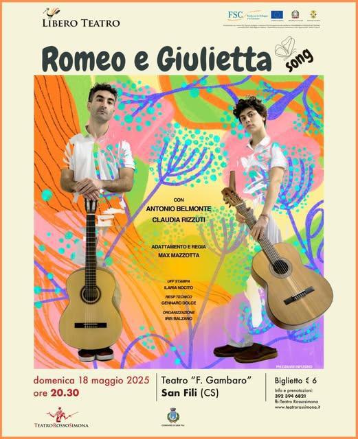 Romeo e Giulietta Song (inizio ore 20:30) Romeo e Giulietta Song (inizio ore 20:30)