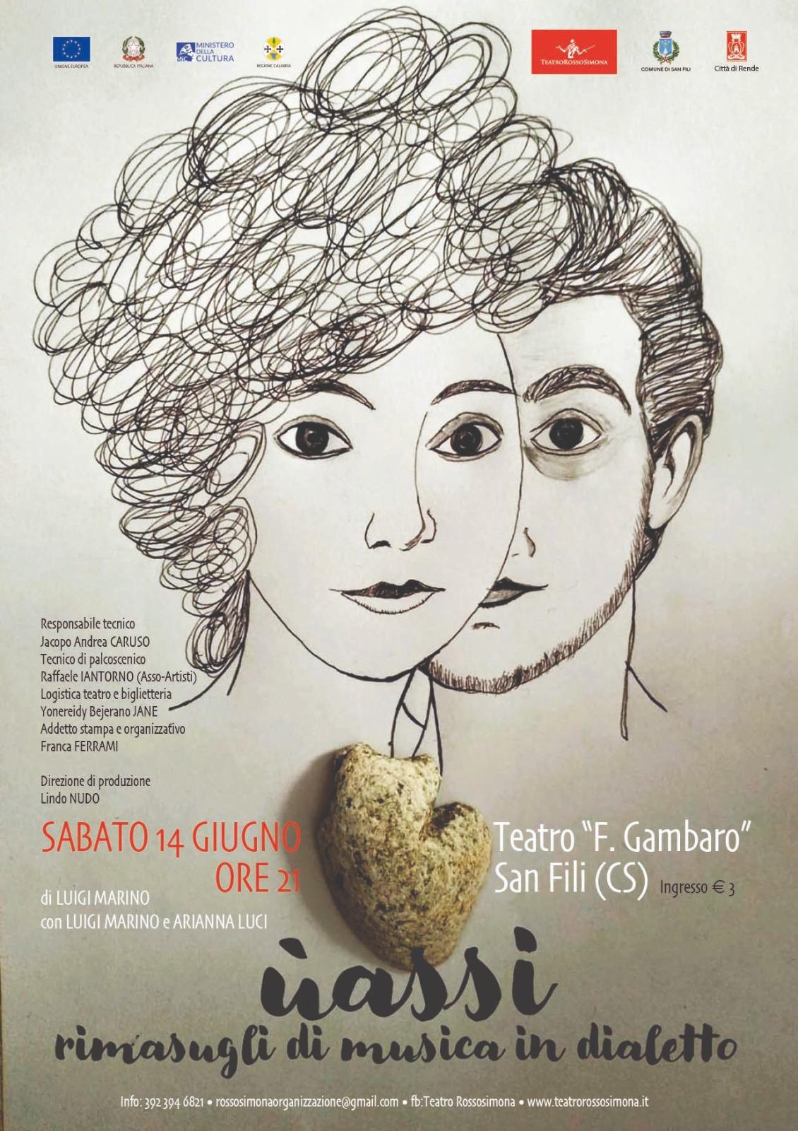 Uassi - Ossi. Rimasugli di musica in dialetto (inizio ore 20:30) Uassi - Ossi. Rimasugli di musica in dialetto (inizio ore 20:30)