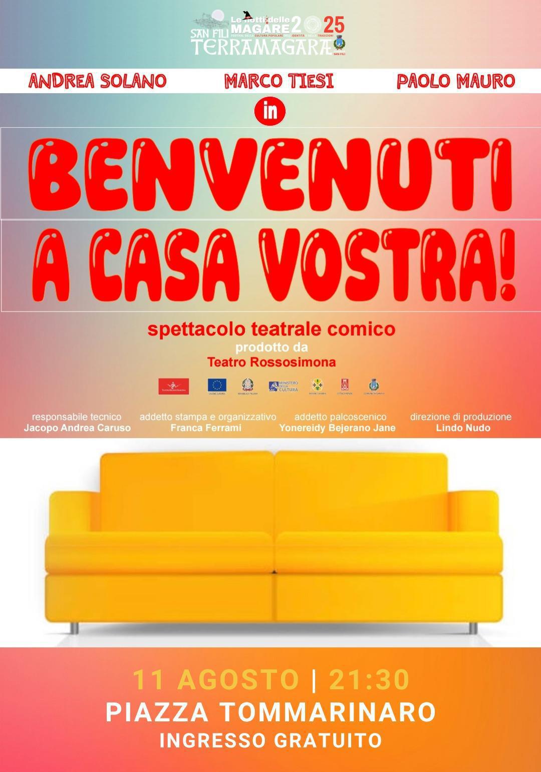 Benvenuti a Casa Vostra! (start h. 21.30)
